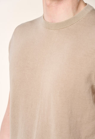 Maglia Girocollo Extrafine 100% Cotone|Colore:Taupe