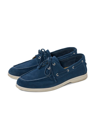 Scarpa da Barca in Camoscio|Colore:Navy