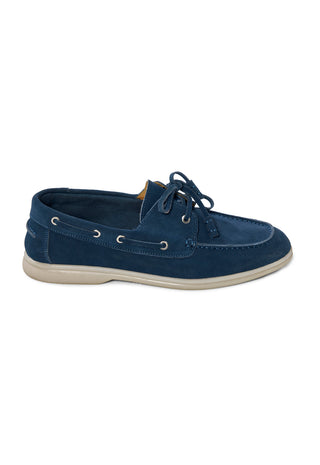 Scarpa da Barca in Camoscio|Colore:Navy