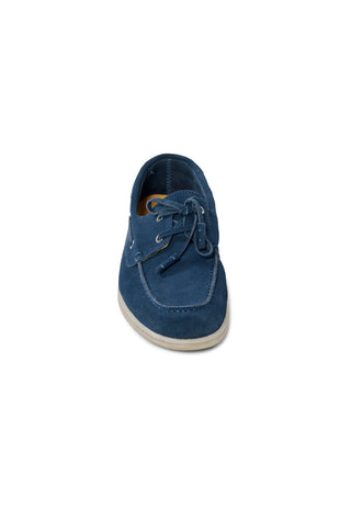Scarpa da Barca in Camoscio|Colore:Navy