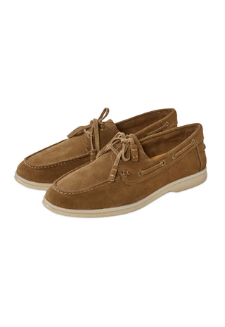 Scarpa da Barca in Camoscio|Colore:Toupe