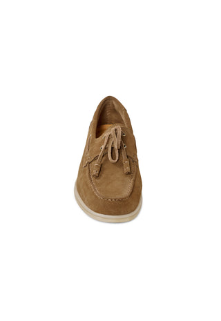 Scarpa da Barca in Camoscio|Colore:Toupe