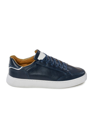 Sneaker Urban Minimal in Pelle|Colore:Blue jeans