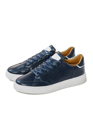 Sneaker Urban Minimal in Pelle|Colore:Blue jeans