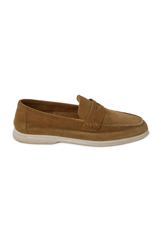 Mocassino Penny Loafer in Camoscio|Colore:Toupe