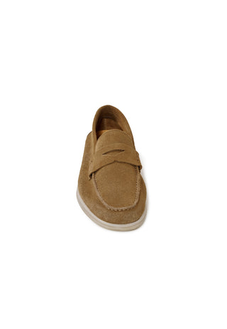 Mocassino Penny Loafer in Camoscio|Colore:Toupe