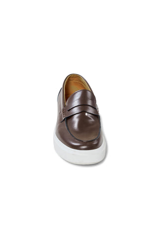 Mocassino Penny Hybrid in Pelle|Colore:Coffee