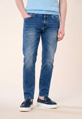 Jeans Denim Blue Lavaggio Medio|Colore:Denim