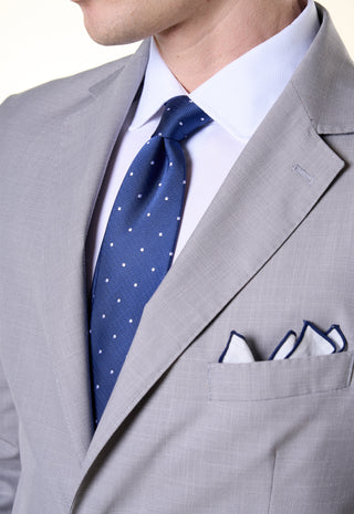 Abito Slim Fit Micro Texture|Colore:Perla