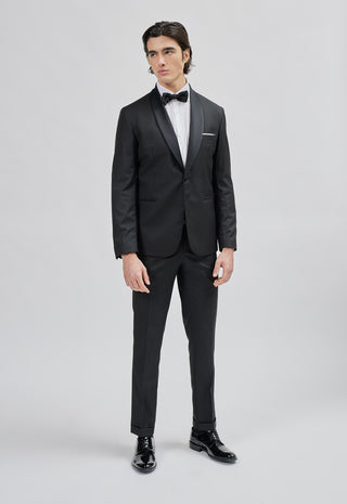 Smoking Classico Rever a Scialle|Colore:Nero