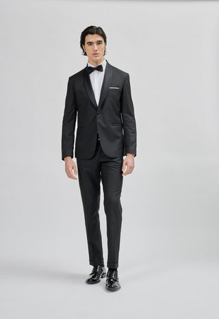 Smoking Classico Rever a Scialle|Colore:Nero