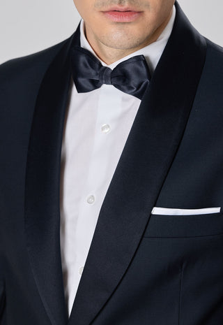 Smoking Classico Rever a Scialle|Colore:Blu