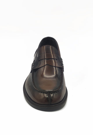 Mocassino Abrasivato in Pelle|Colore:Tdm