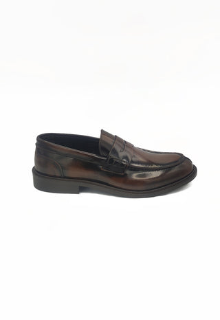 Mocassino Abrasivato in Pelle|Colore:Tdm