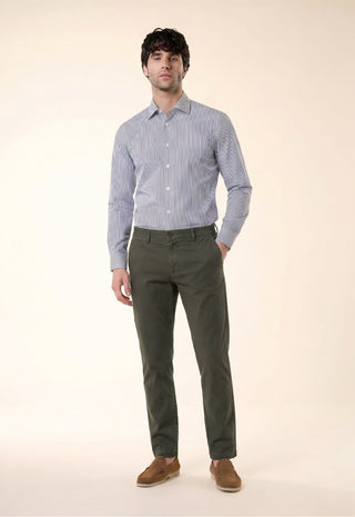 Pantalone Chino Slim Fit|Colore:Verde