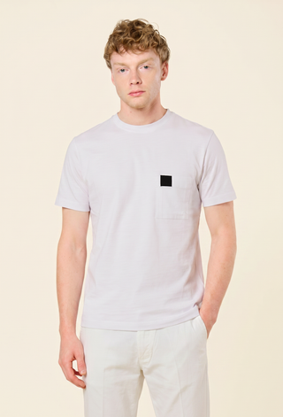 T-Shirt Minimal Logo Pocket|Colore:Nero