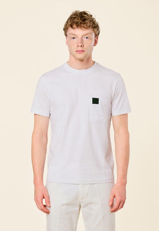 T-Shirt Minimal Logo Pocket|Colore:Verde