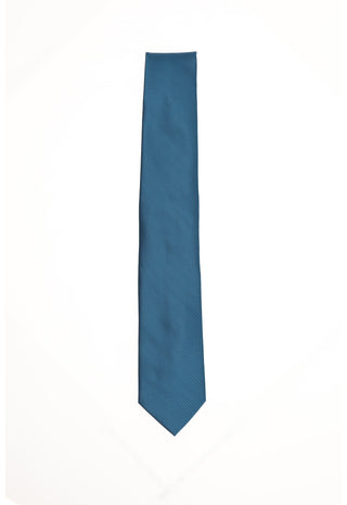 Cravatta Micro-Texture Blu Petrolio|Colore:Unico