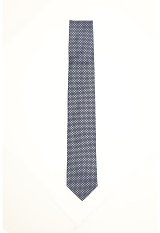 Cravatta Grigio Antracite Micro Pattern Geometrico|Colore:Fantasia
