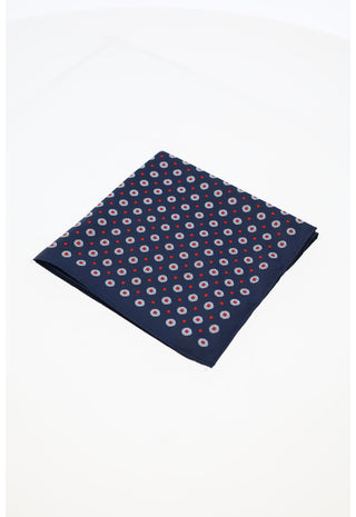 Pochette da Taschino Geometrica Rosoni Bianchi|Colore:Fantasia
