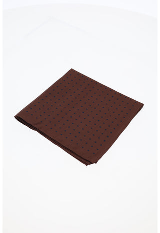 Pochette da Taschino a Micro Pois Cioccolato|Colore:Fantasia