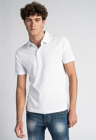 Polo Uomo in Cotone Piquet|Colore:Bianco