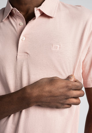 Polo Uomo in Cotone Piquet|Colore:Salmone