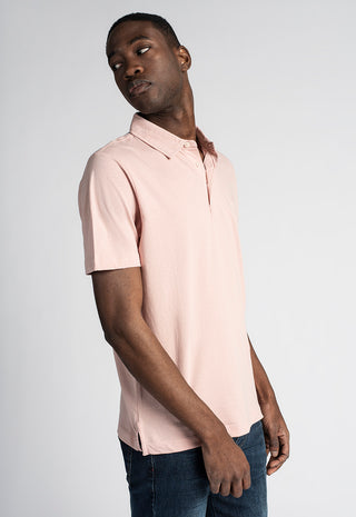 Polo Uomo in Cotone Piquet|Colore:Salmone