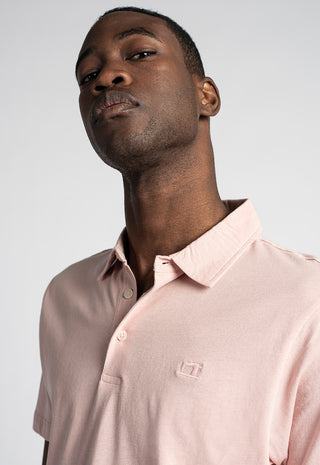 Polo Uomo in Cotone Piquet|Colore:Salmone