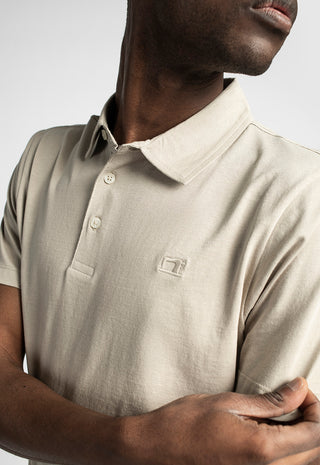 Polo Uomo in Cotone Piquet|Colore:Sabbia