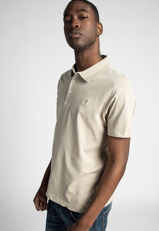 Polo Uomo in Cotone Piquet|Colore:Sabbia