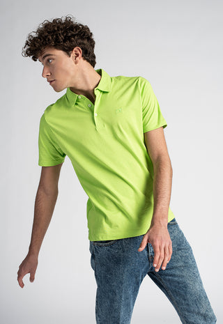 Polo Uomo in Cotone Piquet|Colore:Verde mela