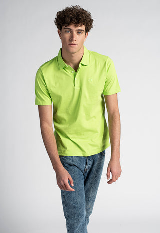 Polo Uomo in Cotone Piquet|Colore:Verde mela