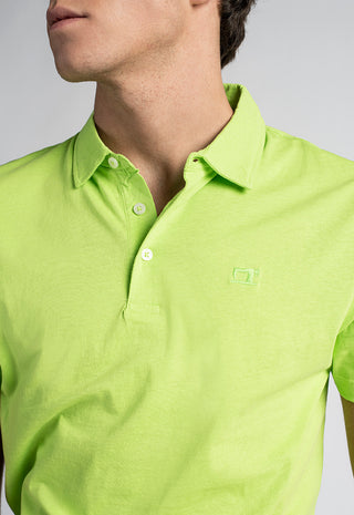 Polo Uomo in Cotone Piquet|Colore:Verde mela