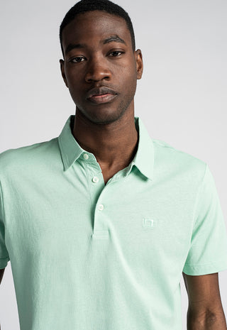 Polo Uomo in Cotone Piquet|Colore:Verde acqua