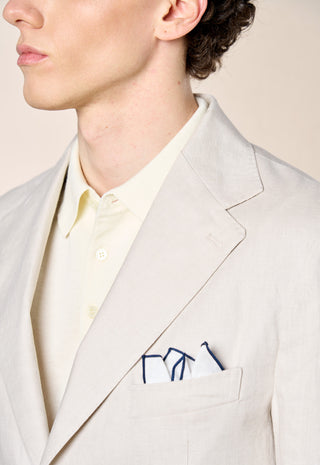 Giacca in Lino Fiammato|Colore:Beige