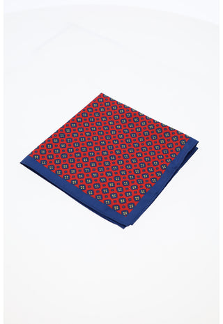 Pochette da Taschino Fantasia Geometrica Rosso|Colore:Fantasia