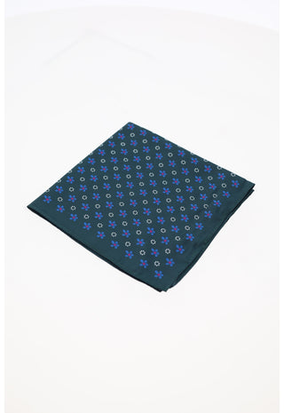 Pochette da Taschino Petrolio a Fantasia Floreale|Colore:Fantasia