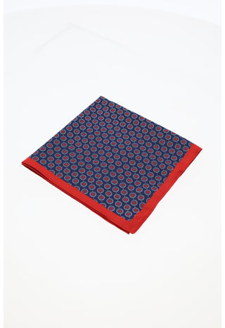 Pochette da Taschino Blu Notte Fantasia Geometrica|Colore:Fantasia