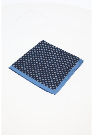 Pochette da Taschino Blu Notte Fantasia Geometrica|Colore:Fantasia