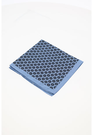 Pochette daTaschino Celeste Geometrico Concentrico|Colore:Fantasia
