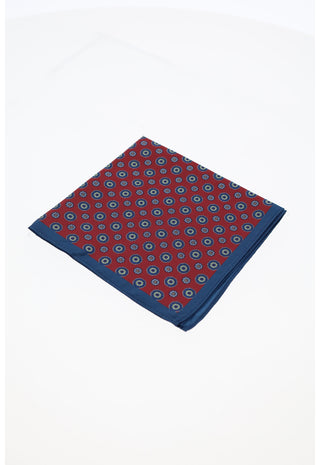 Pochette da Taschino Bordeaux Pattern a Rosoni|Colore:Fantasia