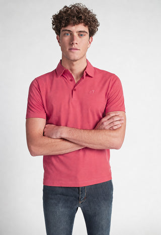 Polo Uomo in Cotone Piquet|Colore:Corallo