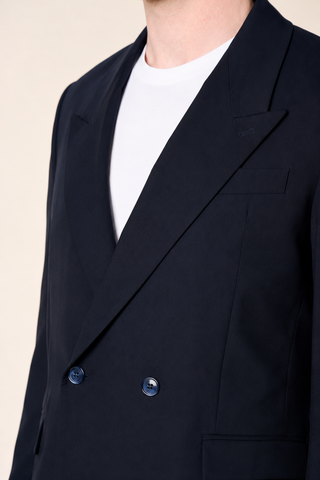 Abito Doppiopetto Oversize|Colore:Blu