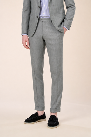 Pantalone Herringbone|Colore:Verde