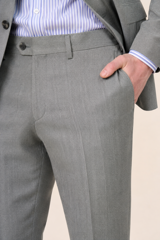 Pantalone Herringbone|Colore:Verde