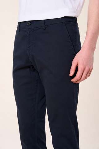Pantalone Chino Casual Fit|Colore:Blu
