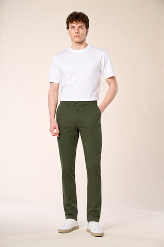 Pantalone Chino Casual Fit|Colore:Verde