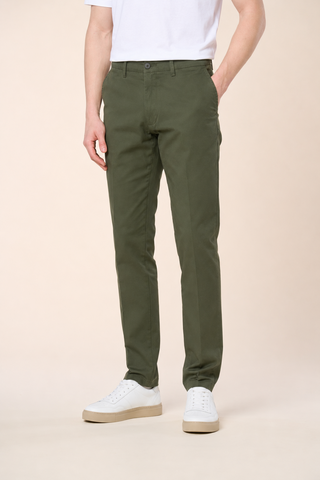 Pantalone Chino Casual Fit|Colore:Verde