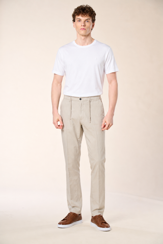 Pantalaccio In Lino con Lacci|Colore:Taupe